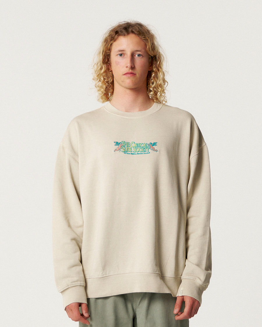 Mellow Crew Fleece - Ecru