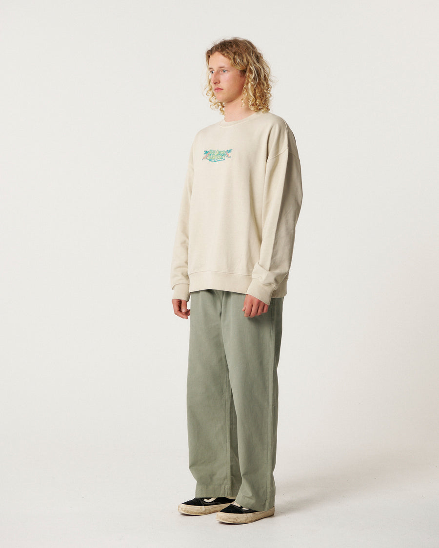Mellow Crew Fleece - Ecru