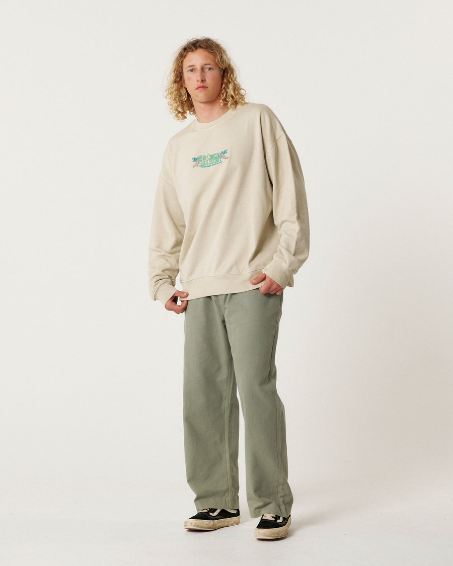 Mellow Crew Fleece - Ecru