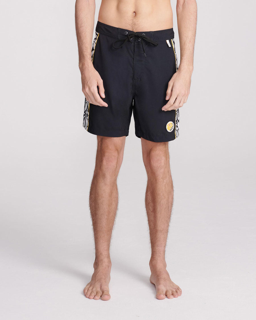 FLOW PANEL BOARDSHORT - BLACK
