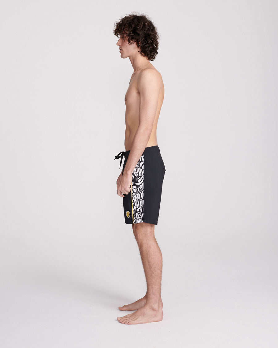 FLOW PANEL BOARDSHORT - BLACK