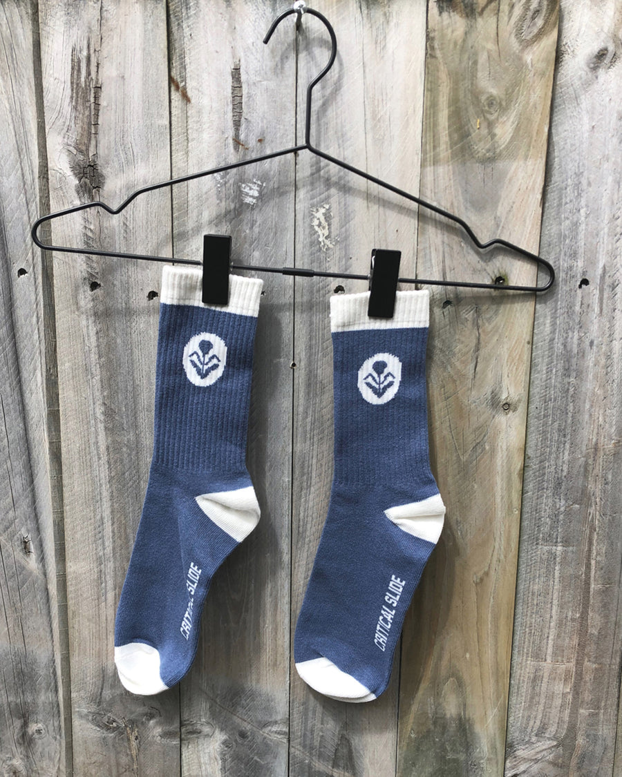 Grounded Sock - Velvet Blue