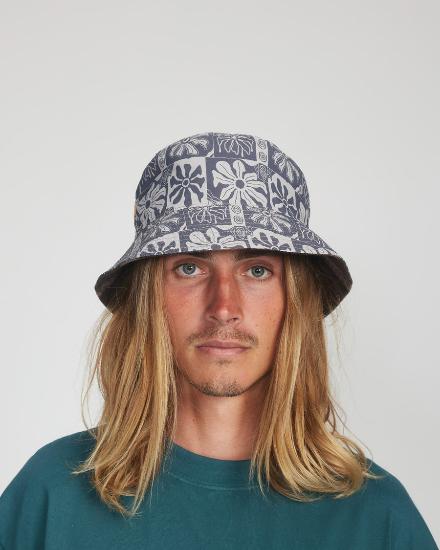 Drip Reversible Bucket Hat - Black