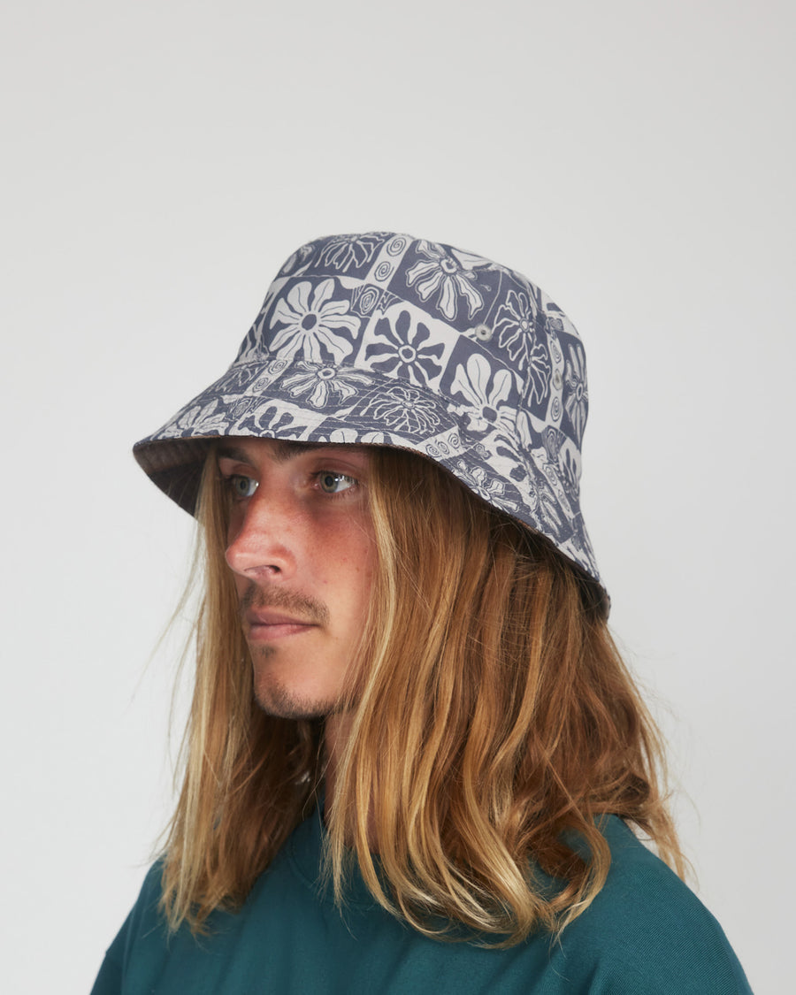 Drip Reversible Bucket Hat - Black