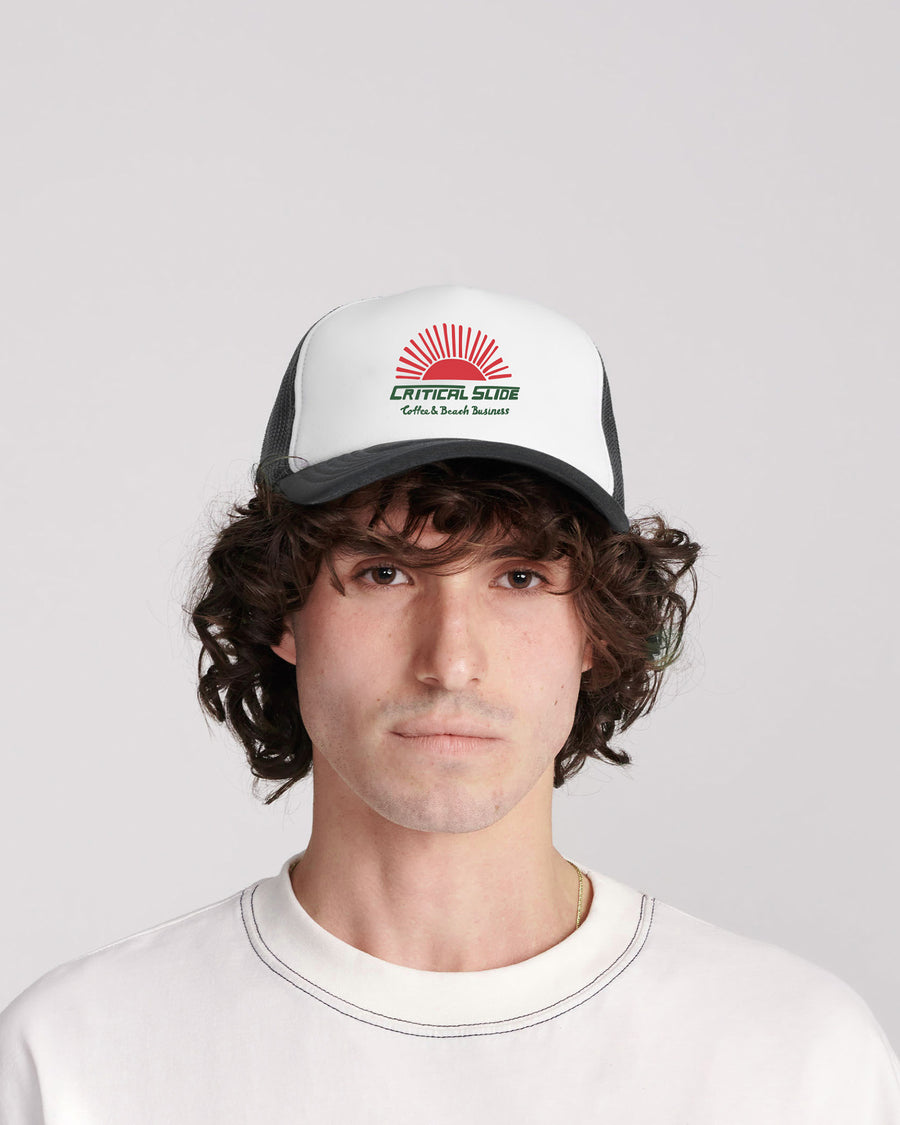 Rising Sun Foam Trucker Cap - Black