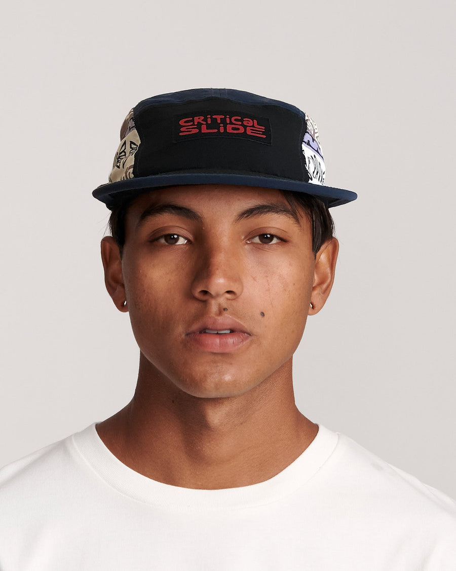 Bells 5 Panel Cap - Blueberry