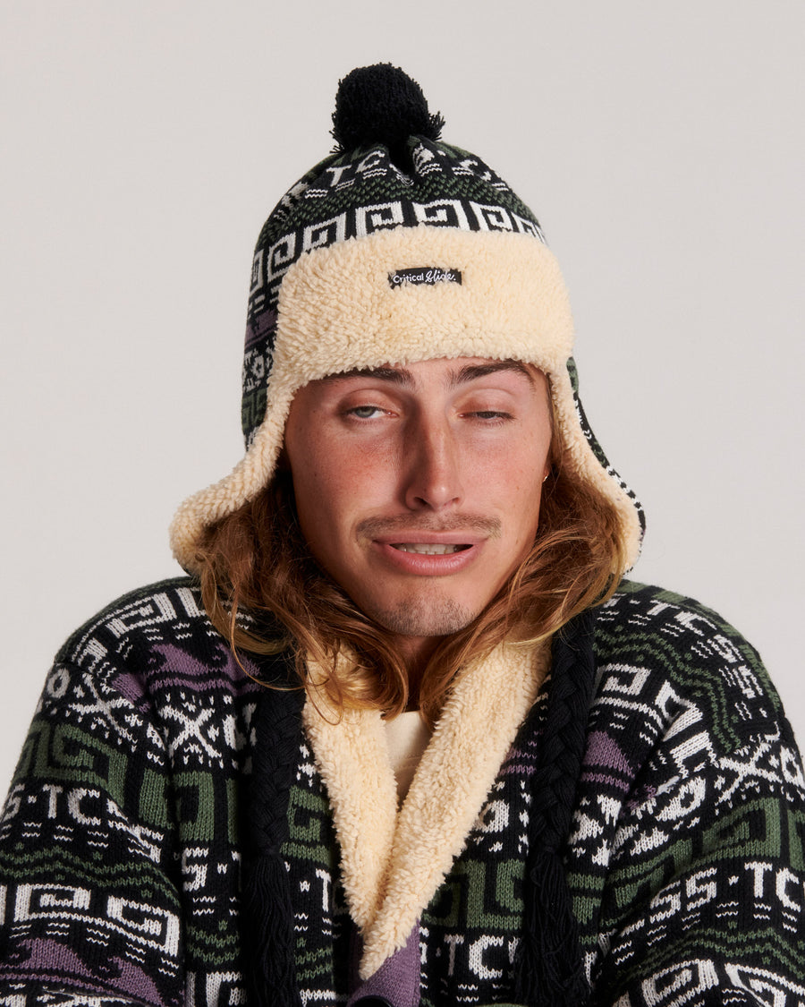 Blunder Trapper Beanie - Vintage Black