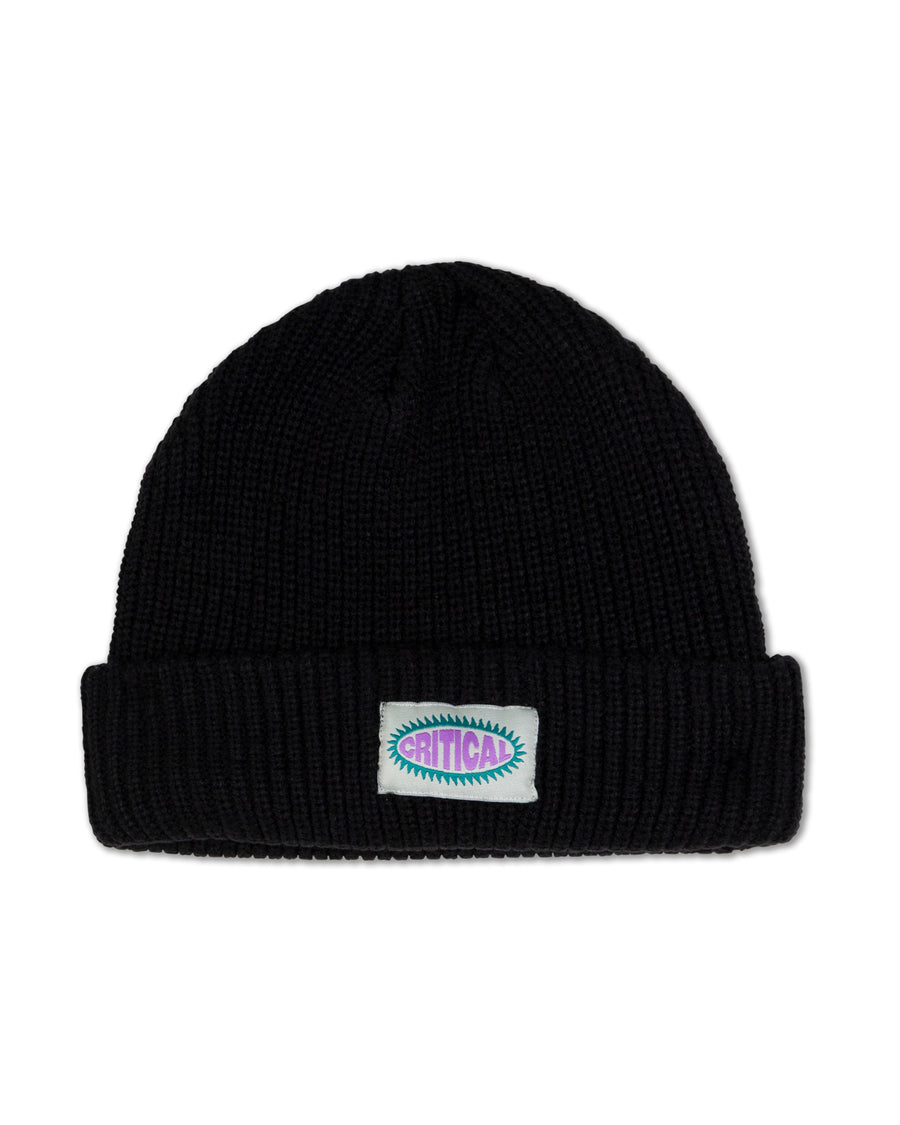 Burst Logo Beanie - Black