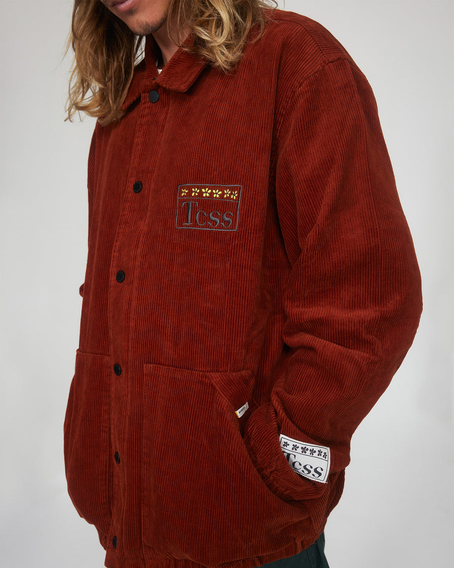 Horrow Cord Jacket - Plum