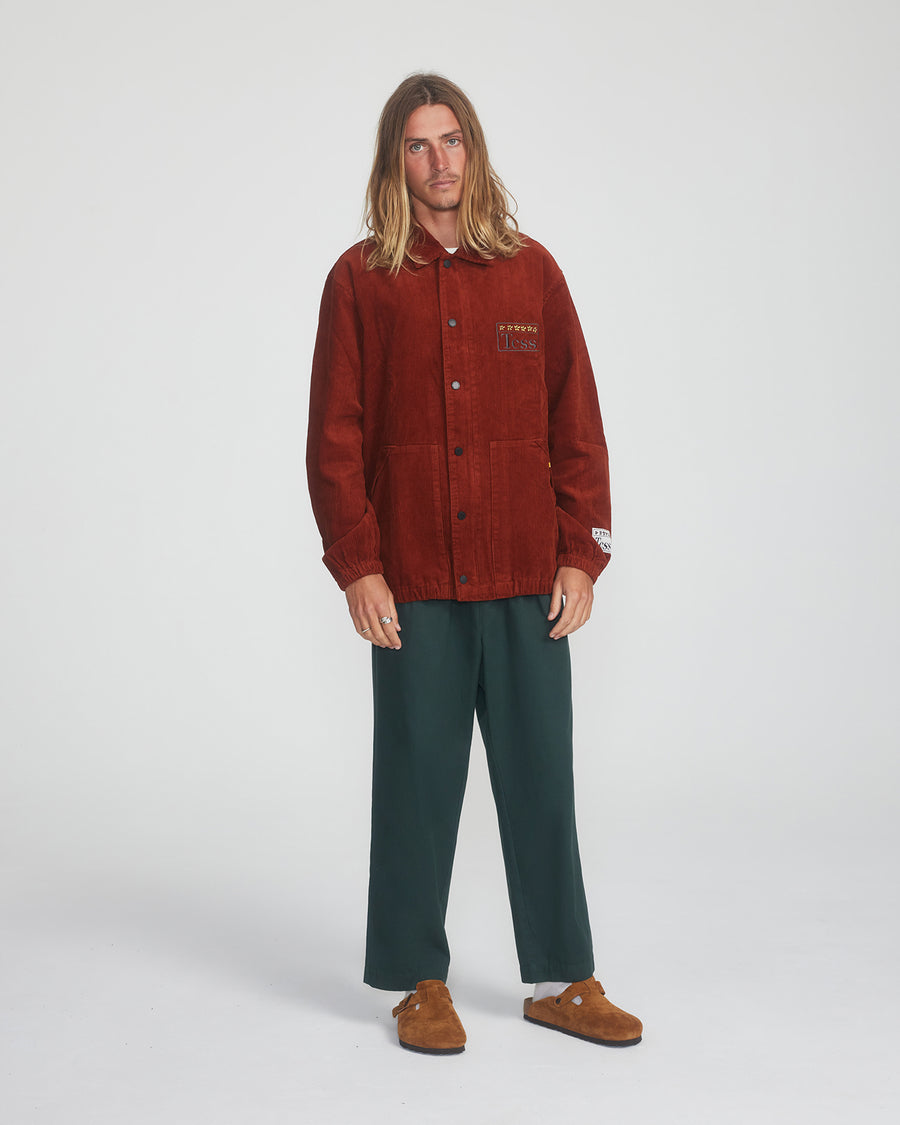 Horrow Cord Jacket - Plum