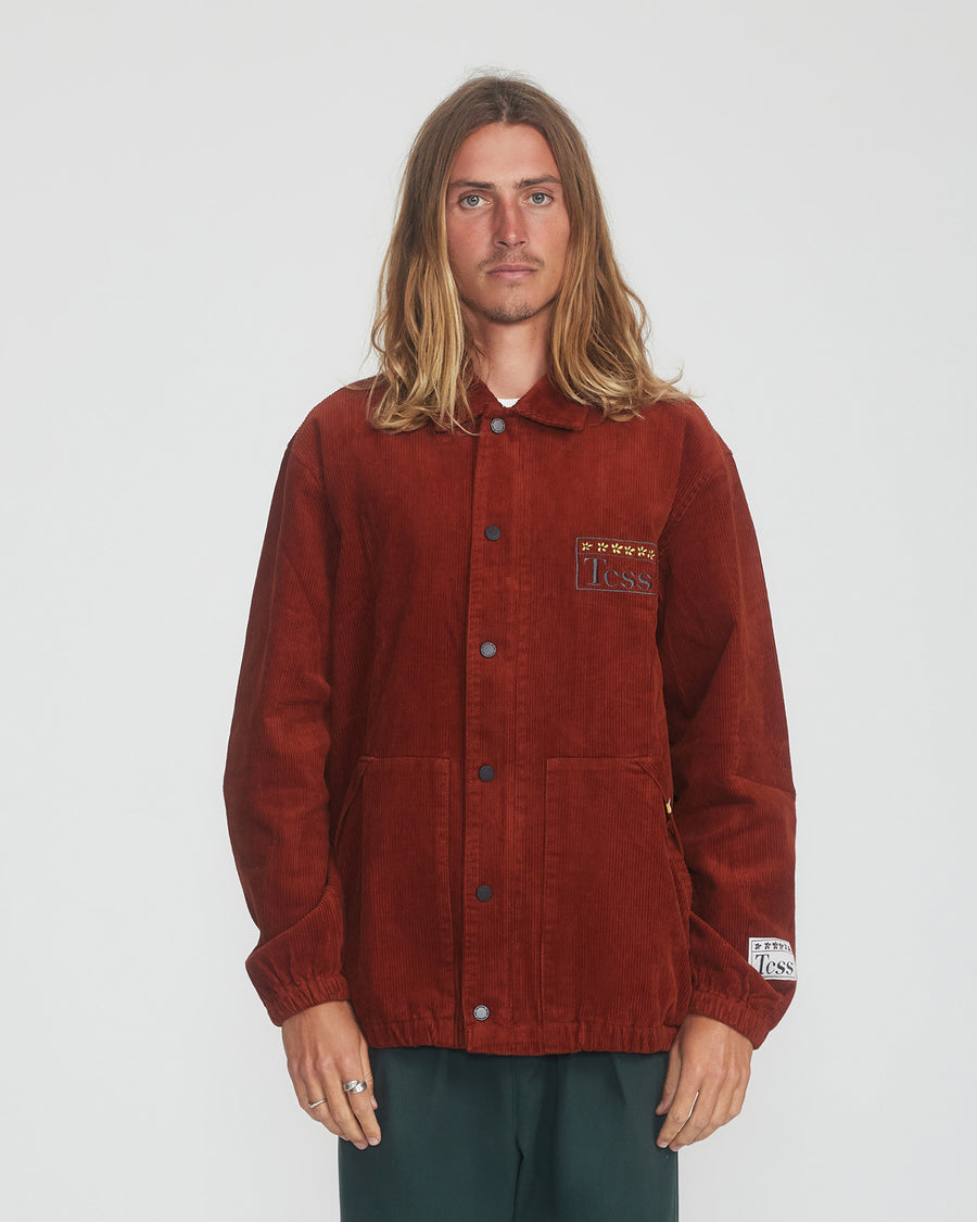 Horrow Cord Jacket - Plum
