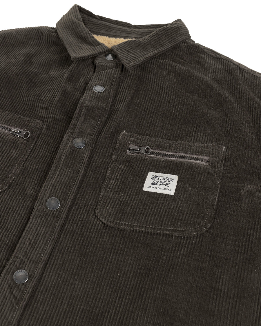Zipped Overshirt - Mauve