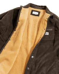 Zipped Cord Overshirt - Phantom – The Critical Slide Society