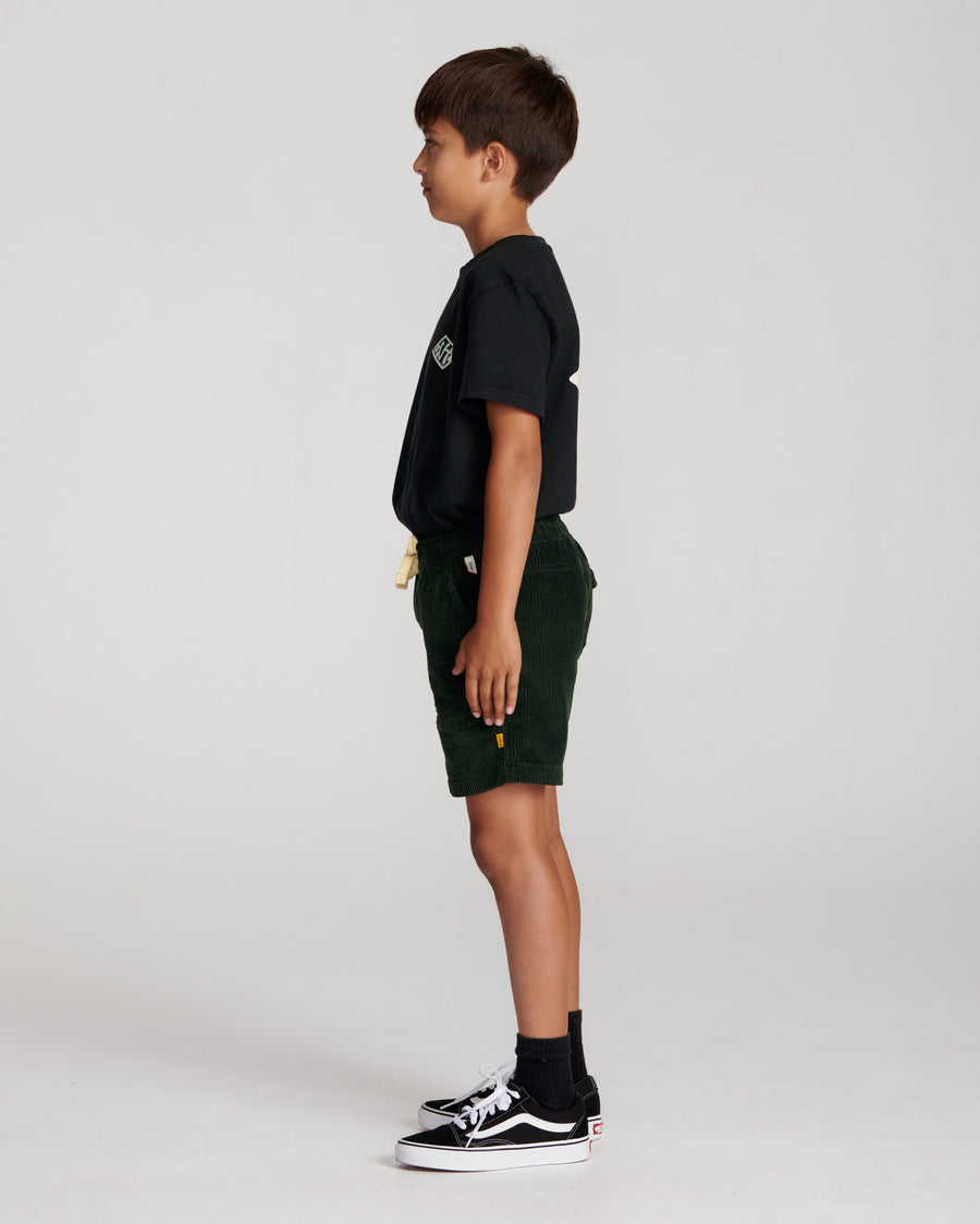 All Day Cord Shorts Kids - Bottle Green