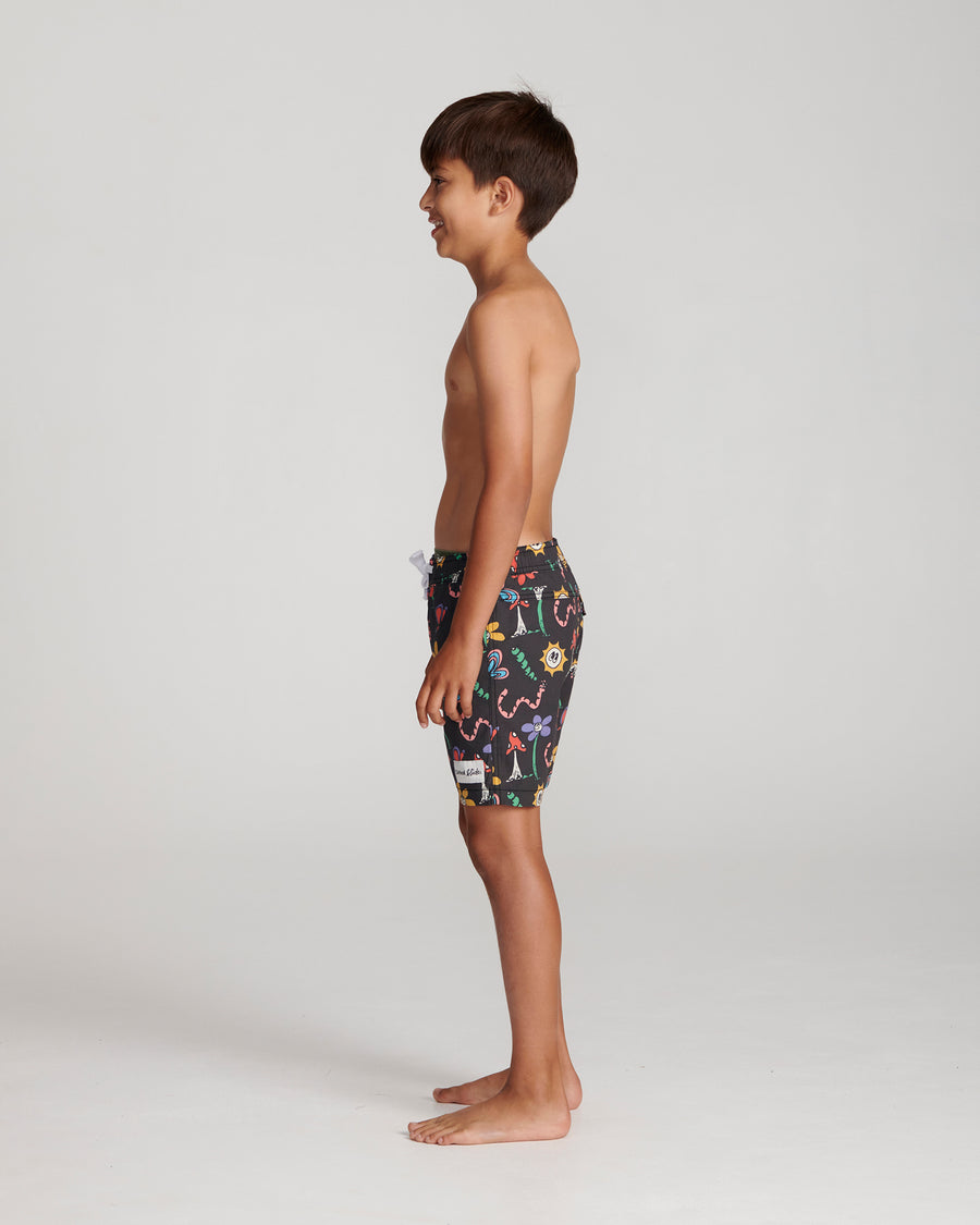 Criticals Kids Boardshort - Black