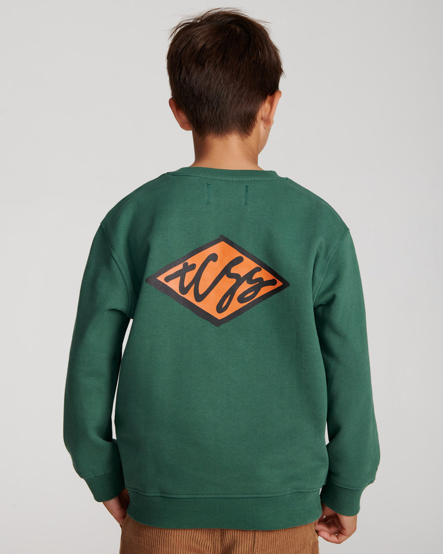 Scribble Kids Crew - Bottle Green
