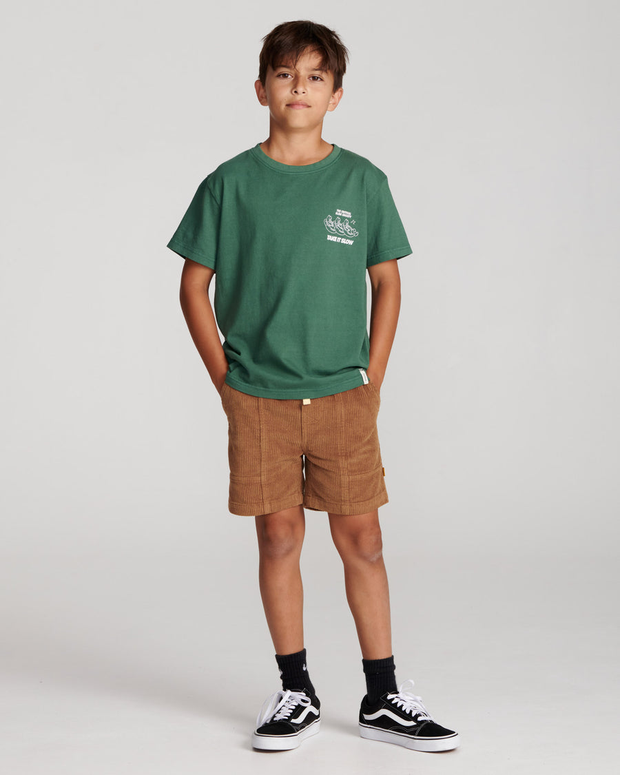 Take it Slow Kids Tee - Green