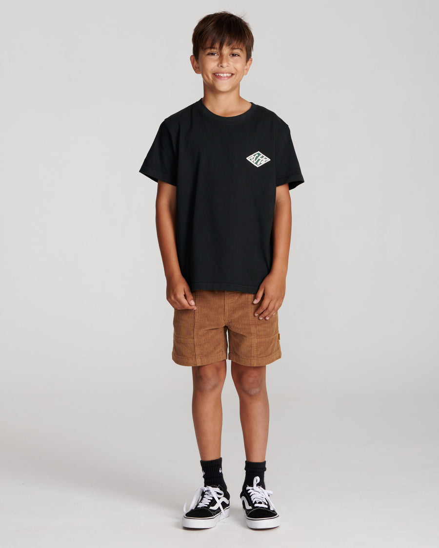 Scribble Kids Tee - Vintage Black