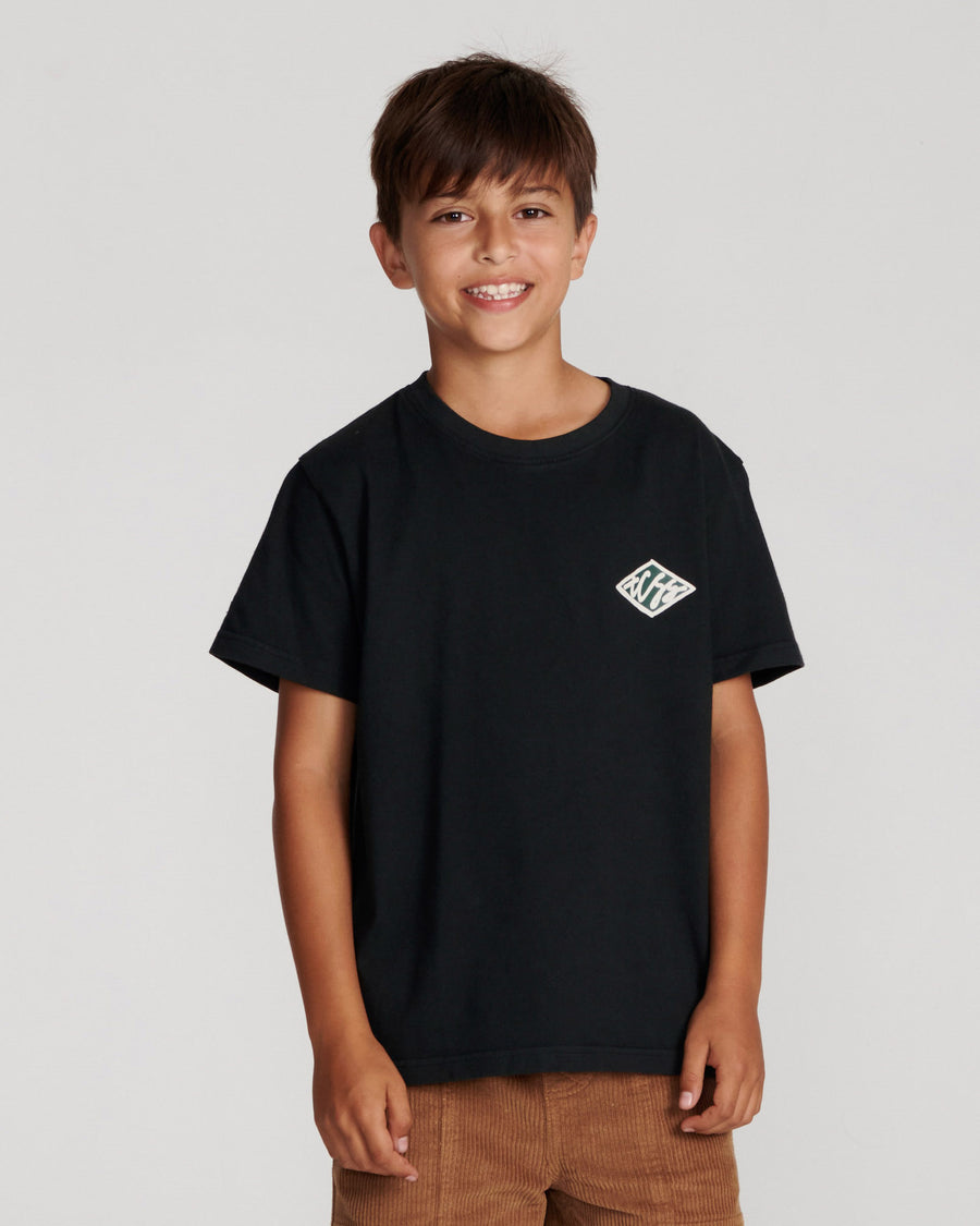 Scribble Kids Tee - Vintage Black