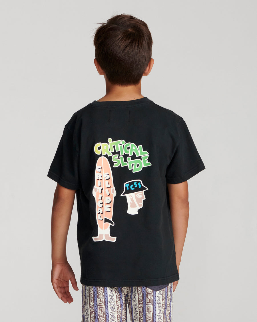 Multi Kids Tee - Vintage Black