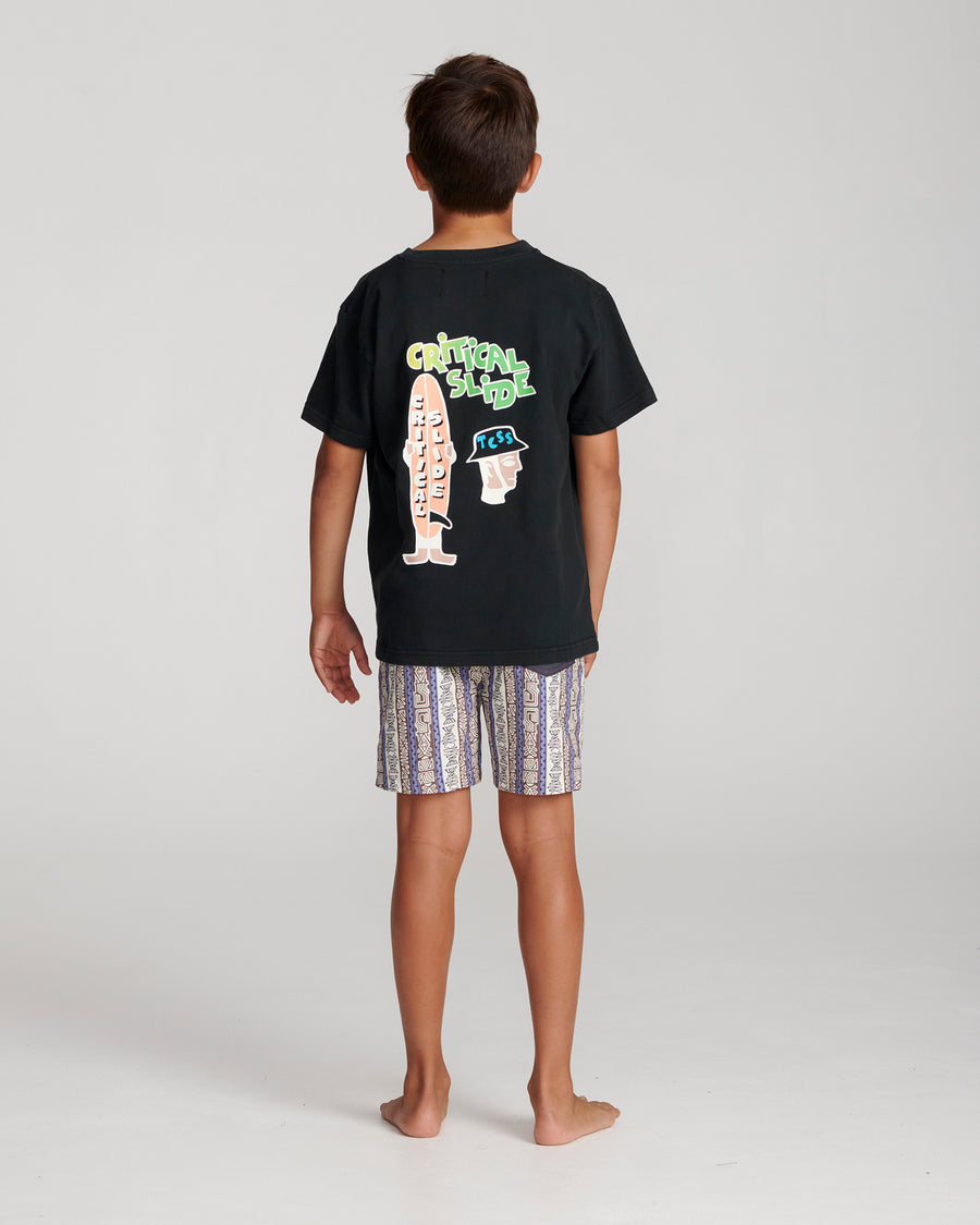 Multi Kids Tee - Vintage Black