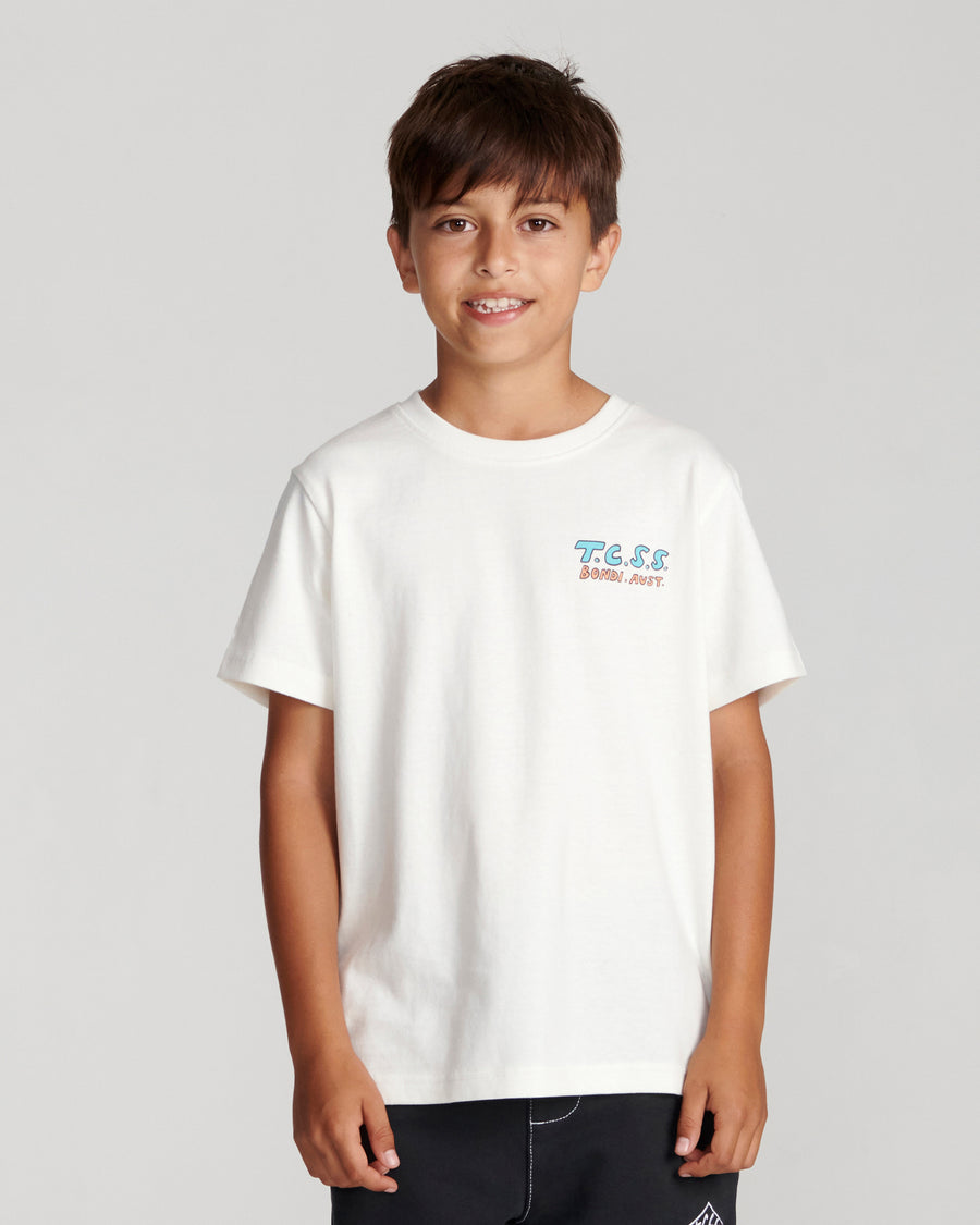 Grande Kids Tee - Vintage White