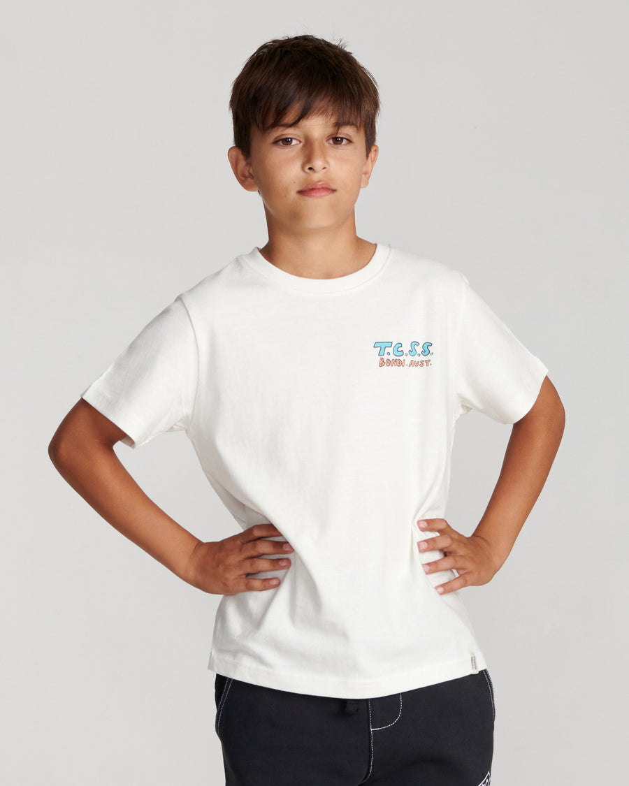 Grande Kids Tee - Vintage White