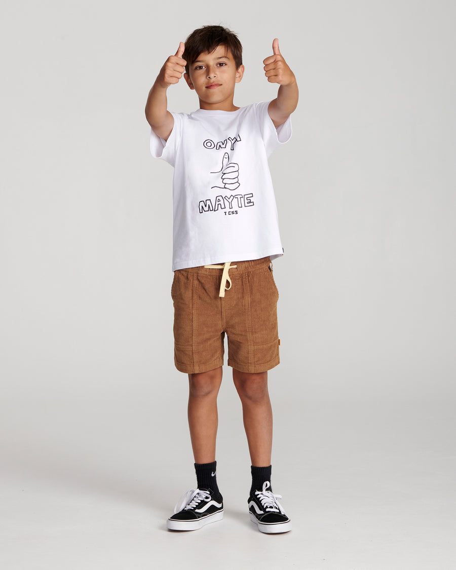 Mayte Kids Tee - Vintage White