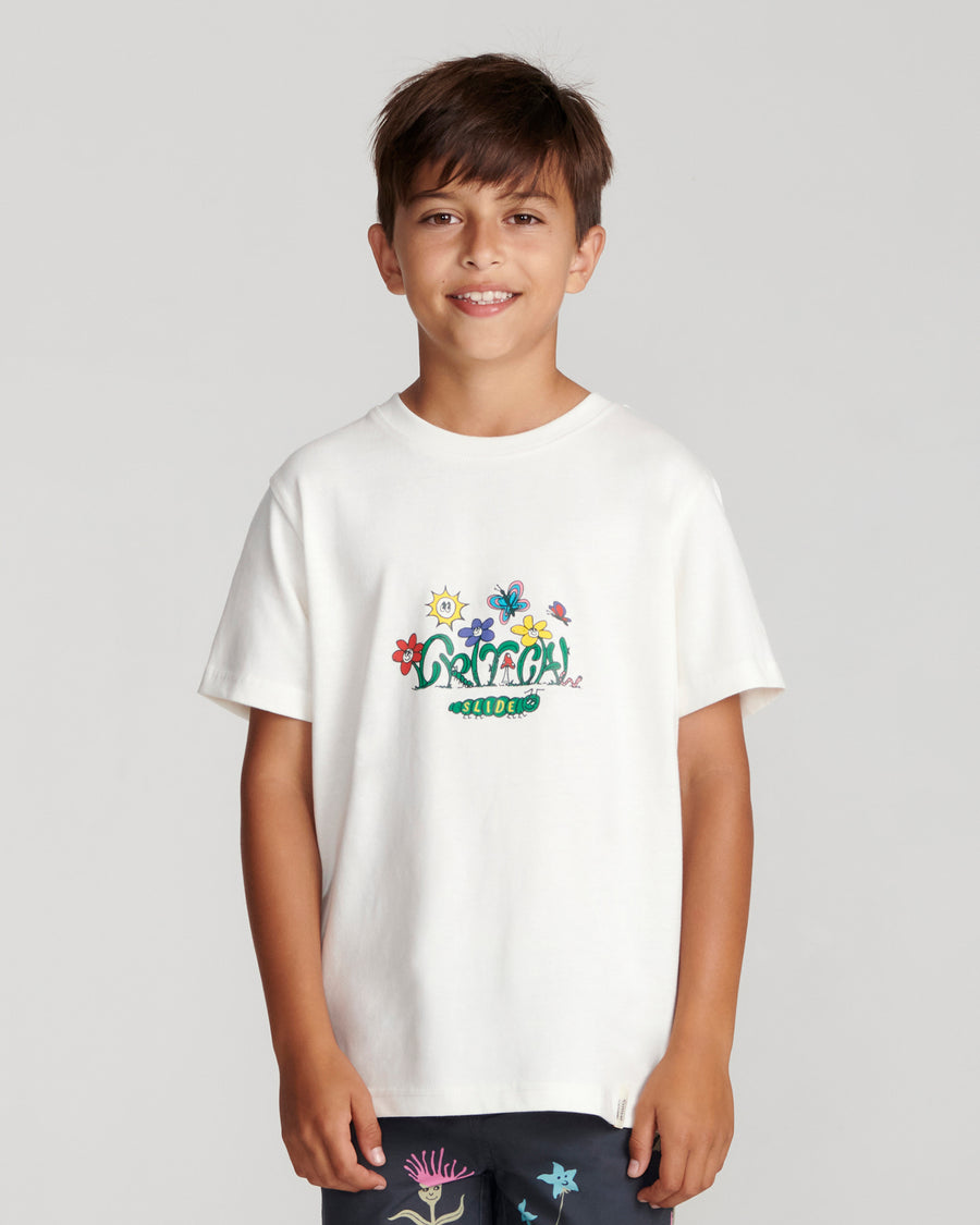 Critticals Kids Tee - Vintage White