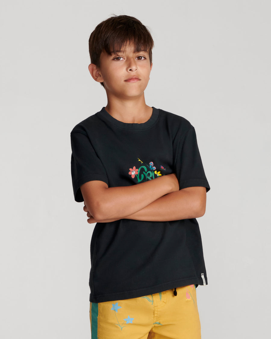 Critticals Kids Tee - Vintage Black