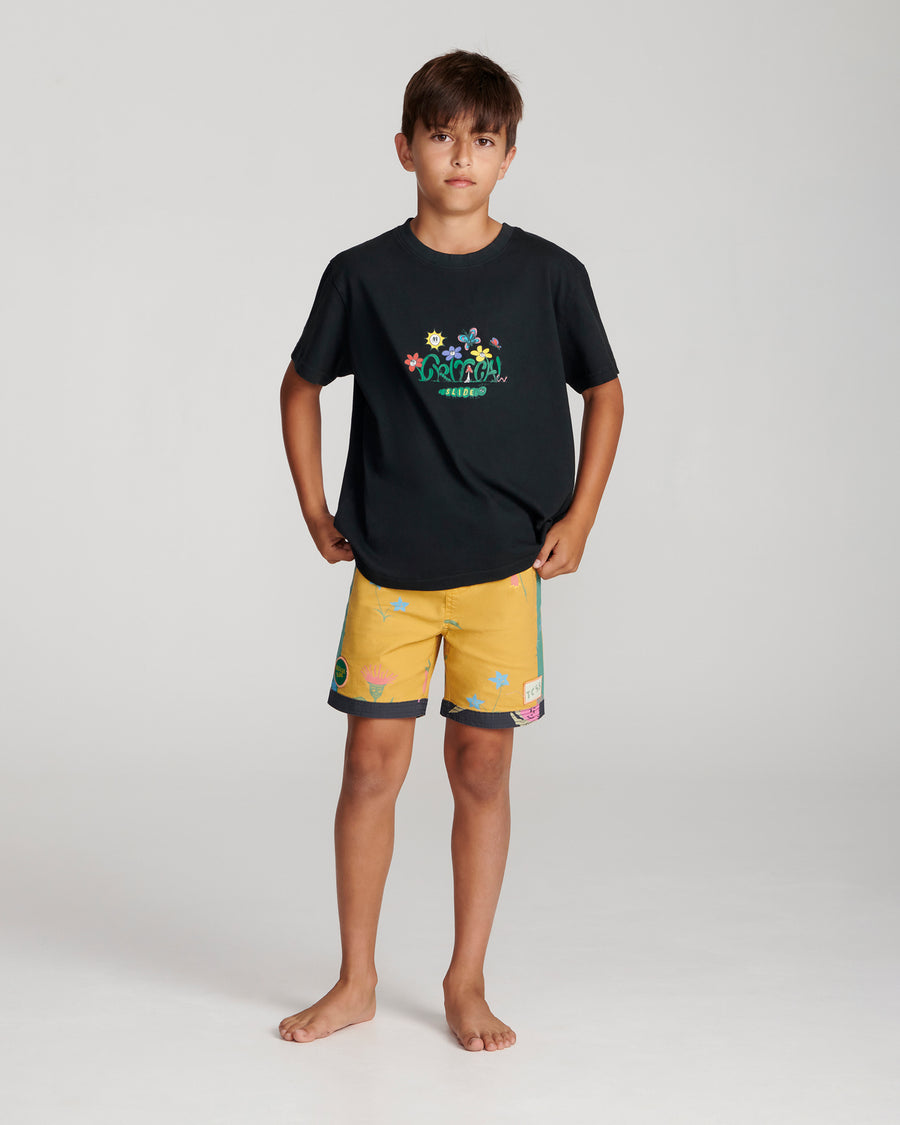 Critticals Kids Tee - Vintage Black