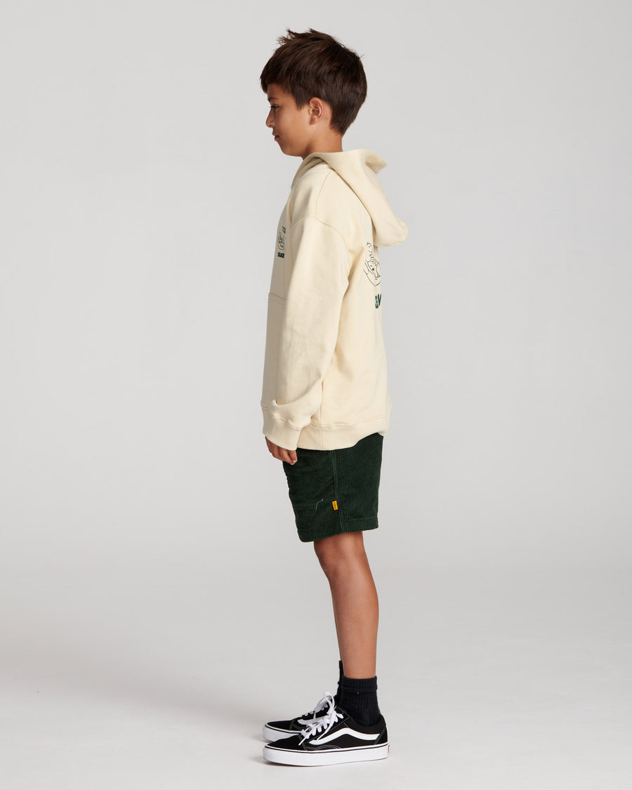 Take it Slow Kids Hoodie - Ecru
