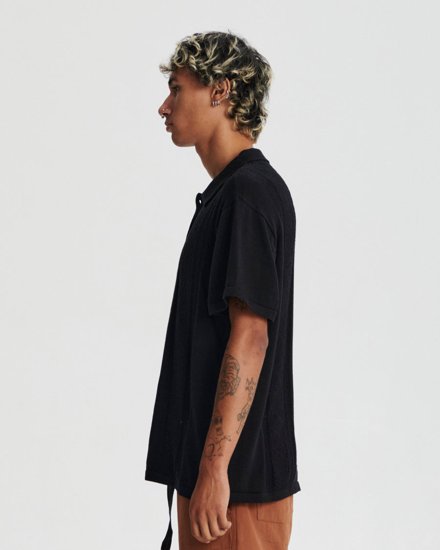 Trader Knit Shirt - Black