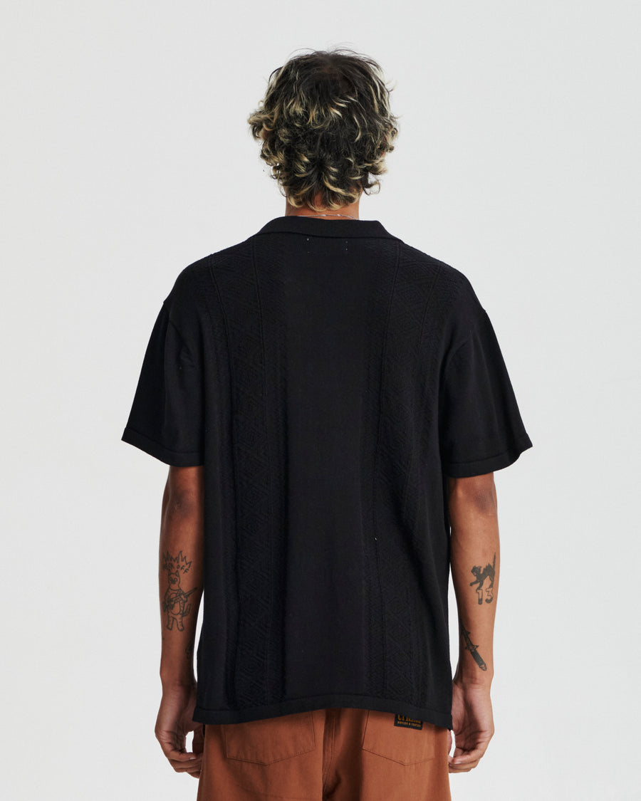 Trader Knit Shirt - Black