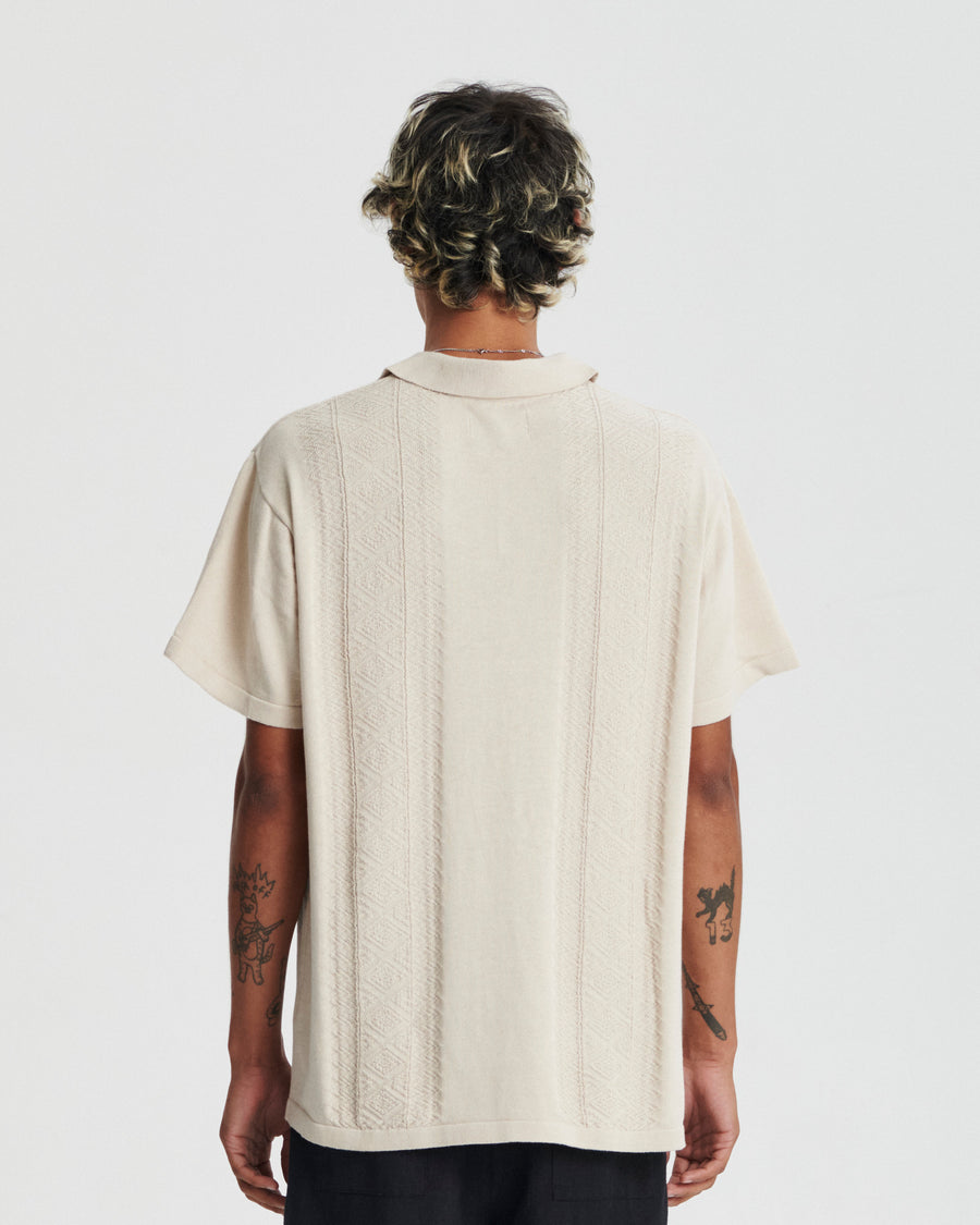 Trader Knit Shirt - Ecru