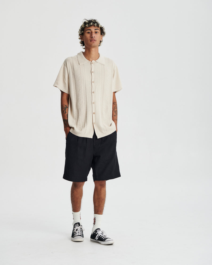 Trader Knit Shirt - Ecru