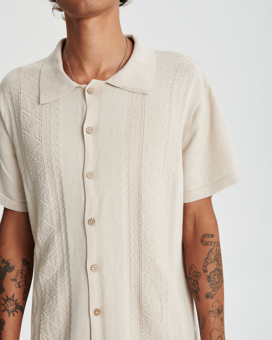 Trader Knit Shirt - Ecru