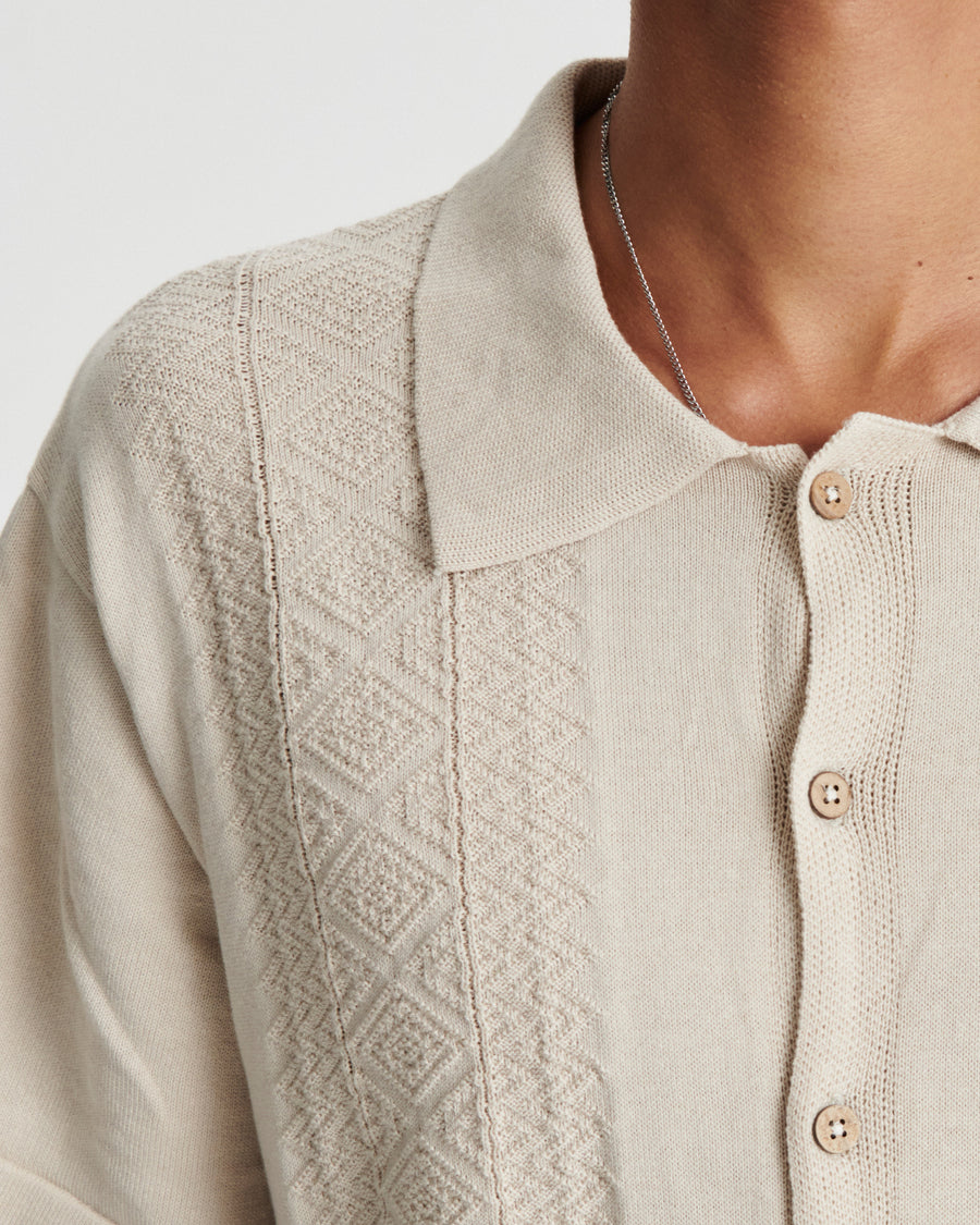 Trader Knit Shirt - Ecru