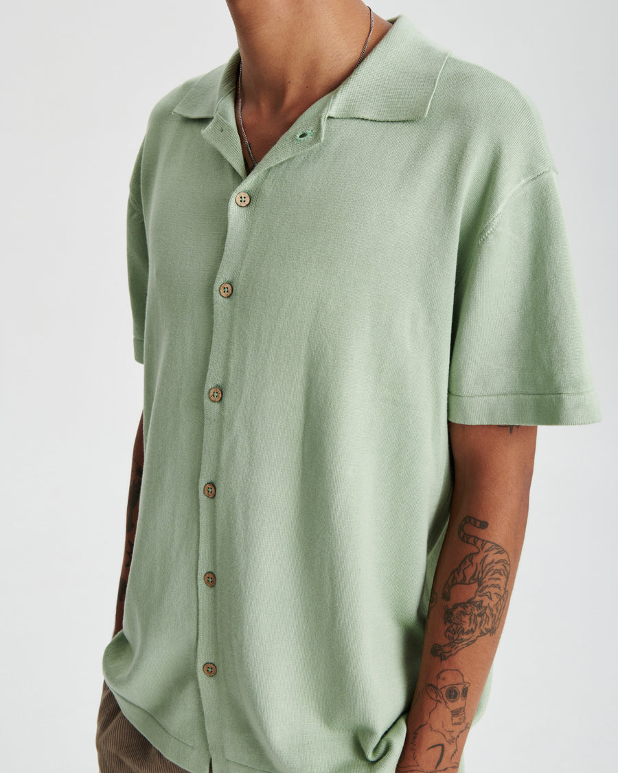 Humbug Knit Shirt - Mint