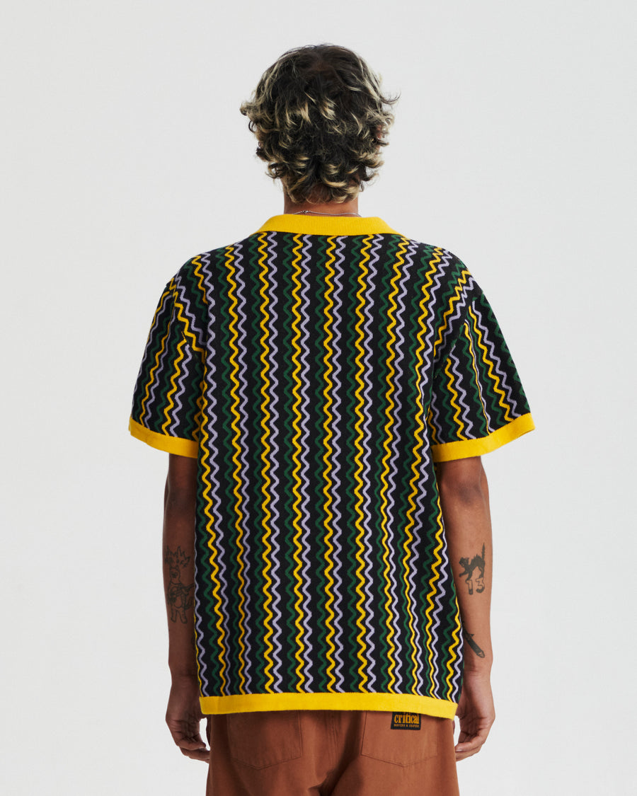 Disco Knit Shirt - Black