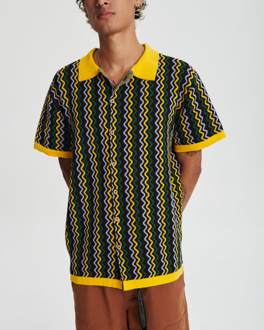 Disco Knit Shirt - Black