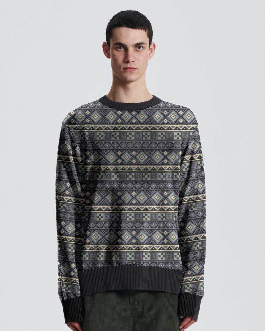 Dunstin Crew Knit - Black