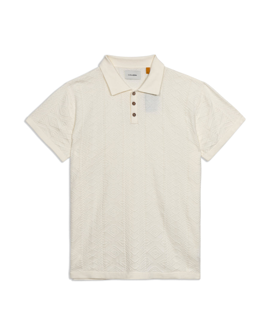 Trader Knit Polo - Ecru