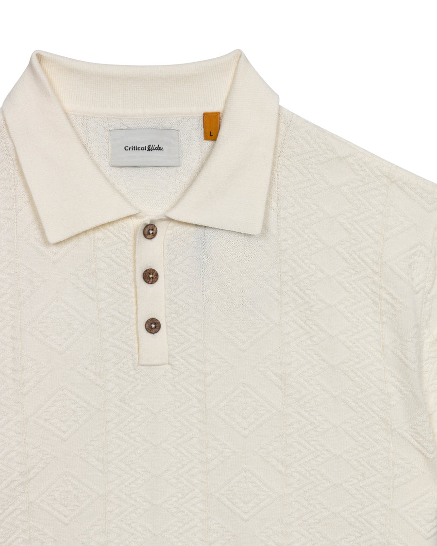 Trader Knit Polo - Ecru