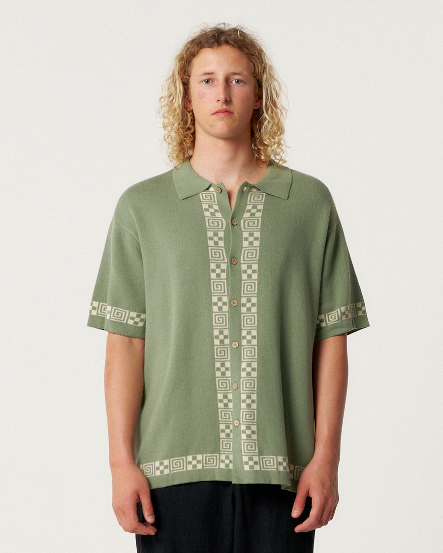 La Concha Knit Shirt - Forest