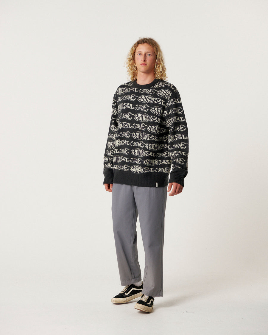 Madness Crew Knit - Black