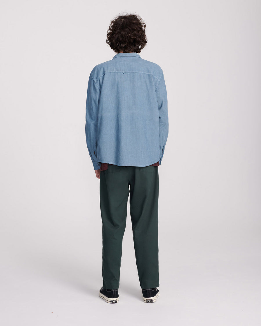 LAZY BOY CORDUROY SHIRT - BLUE