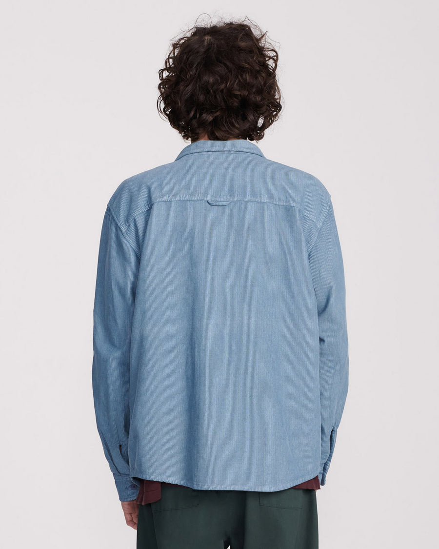 LAZY BOY CORDUROY SHIRT - BLUE