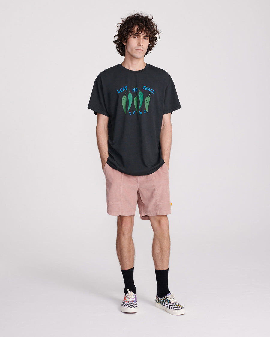 LEAF TEE - VINTAGE BLACK