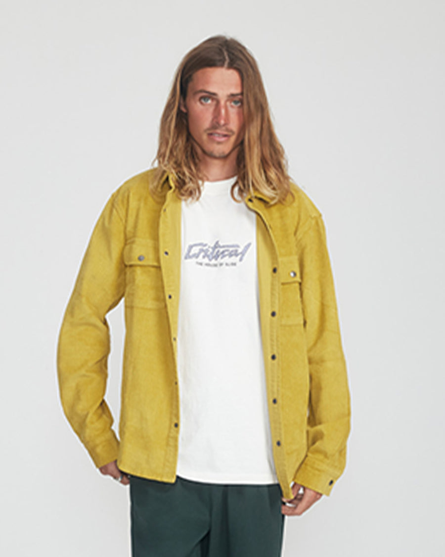 Surface Long Sleeve Overshirt - Sunburnt